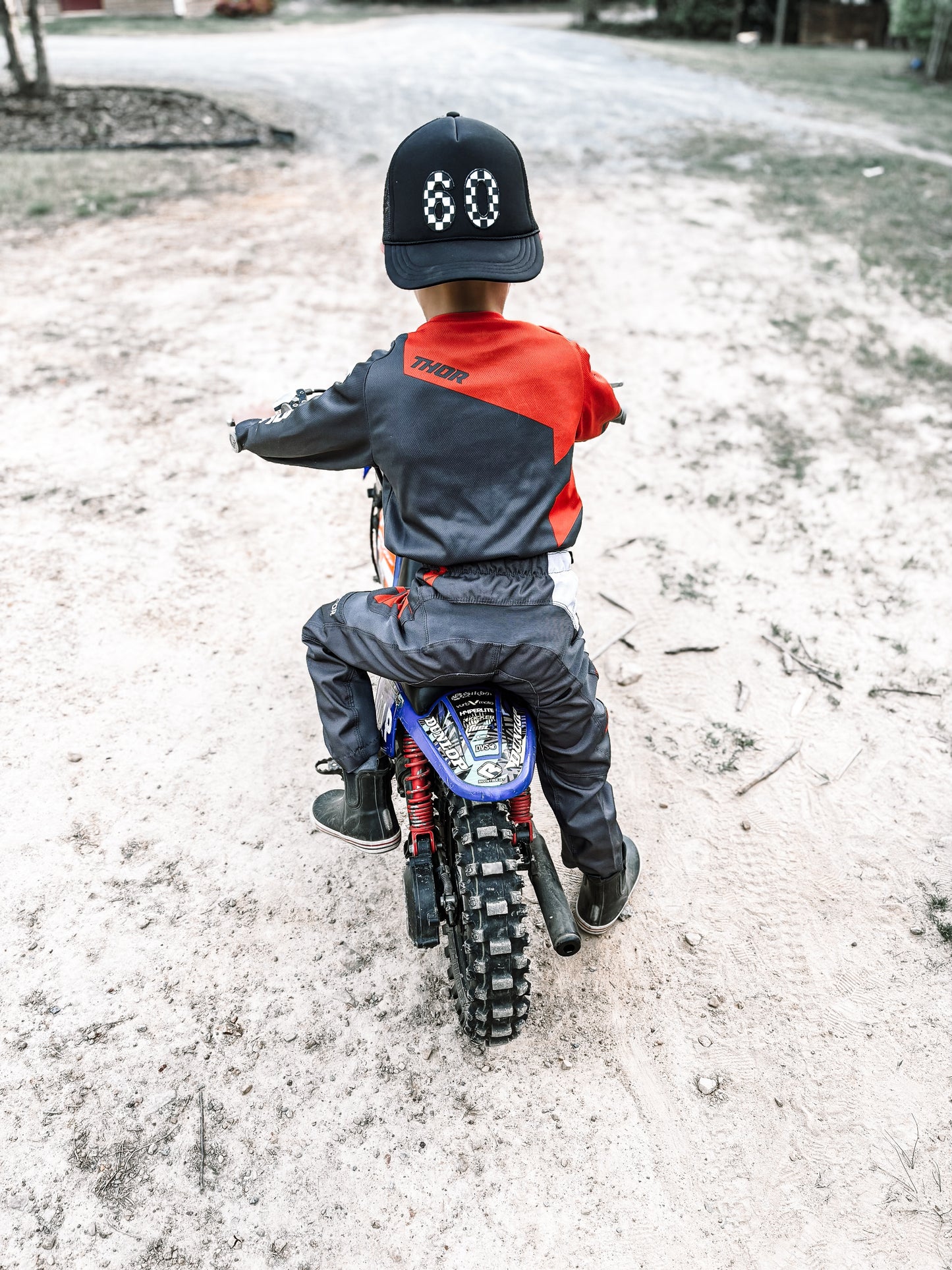 YOUTH Personalized Number Patch Hats