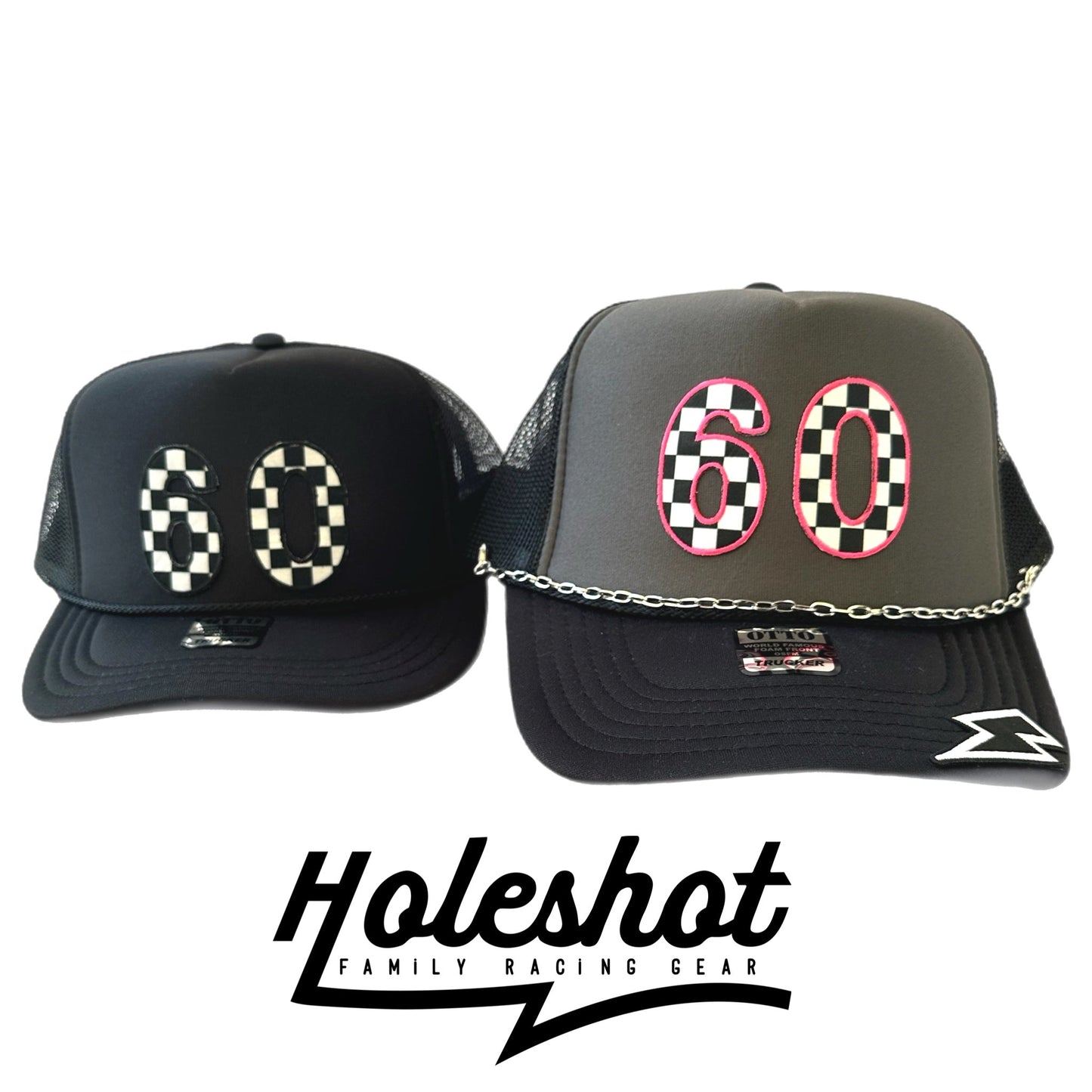 YOUTH Personalized Number Patch Hats
