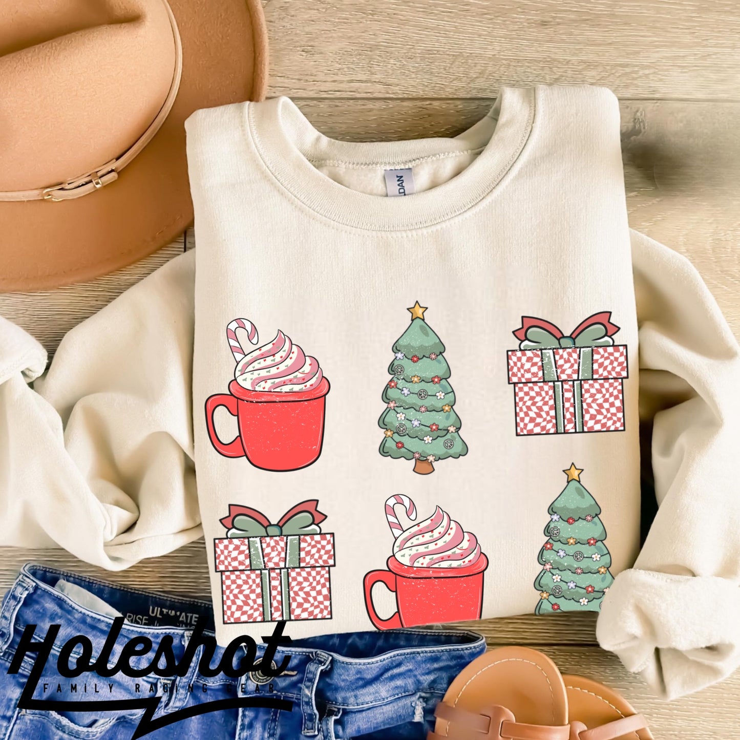 Retro Christmas Swetashirt