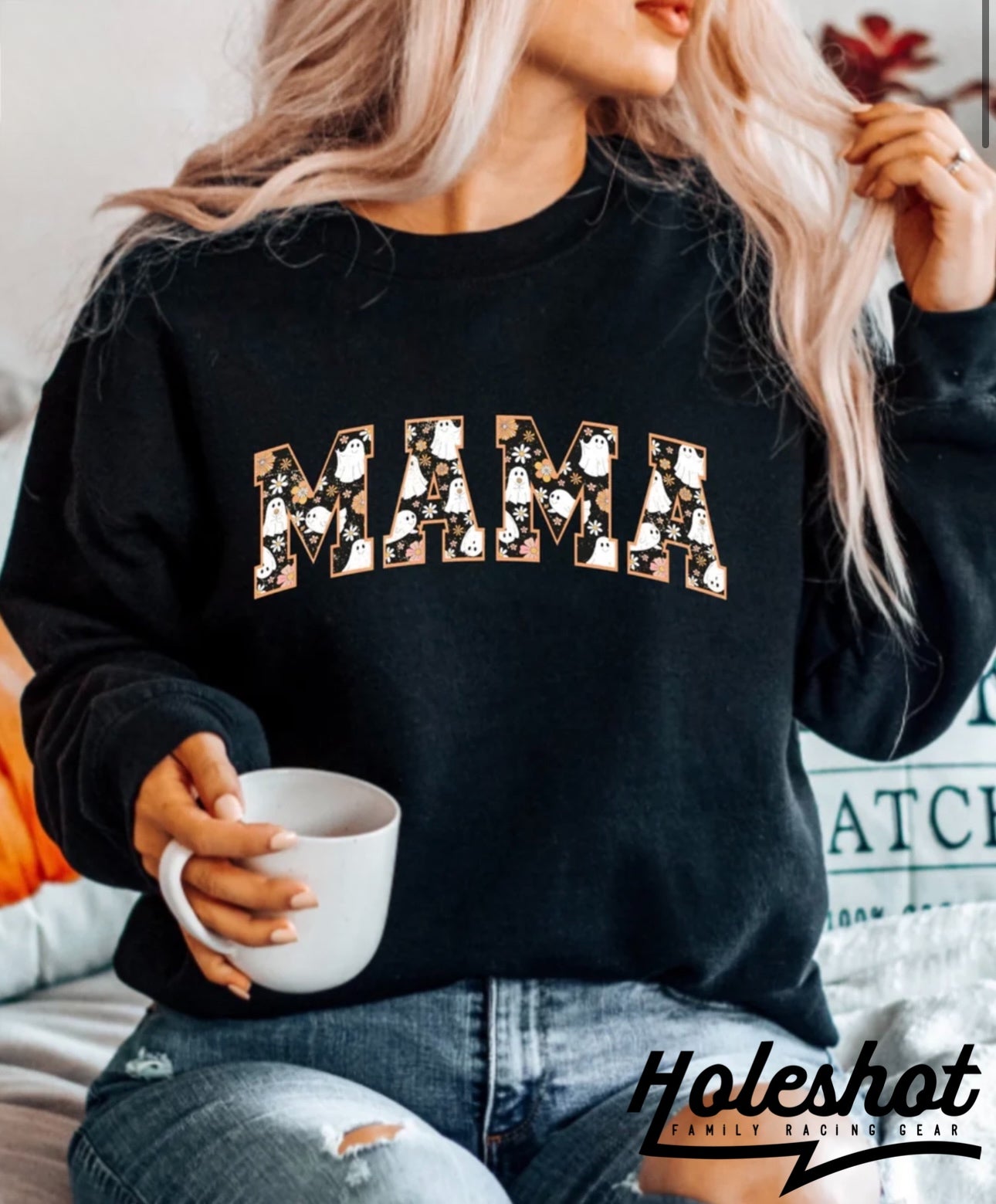 Mama Retro Ghost Design