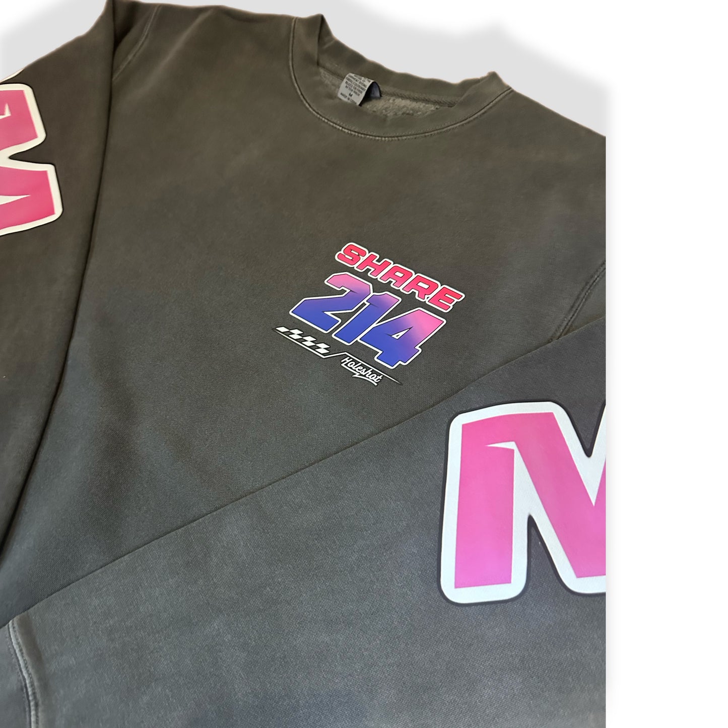 Moto Mom Over Sized Font Sweatshirt