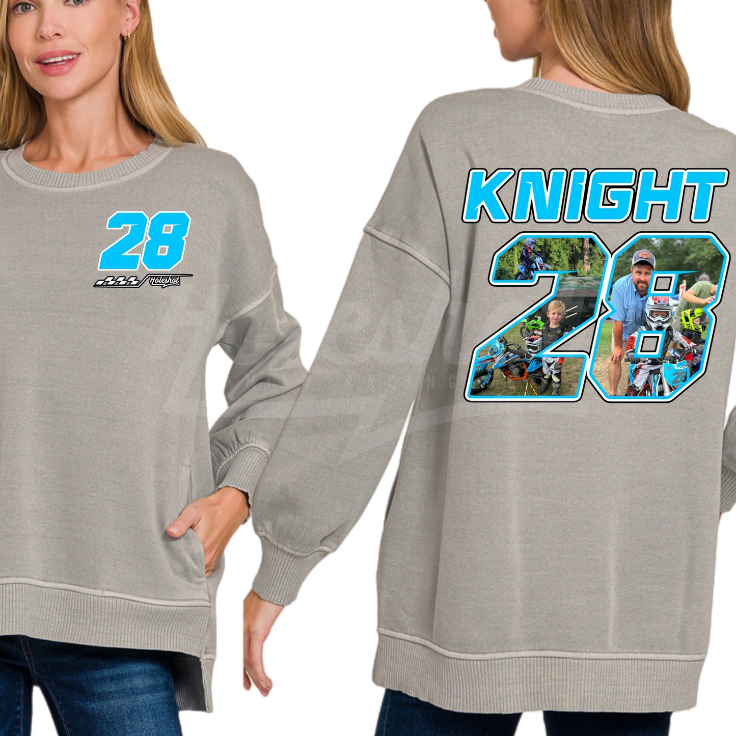 Women’s Pigment Dyed Racer Collage