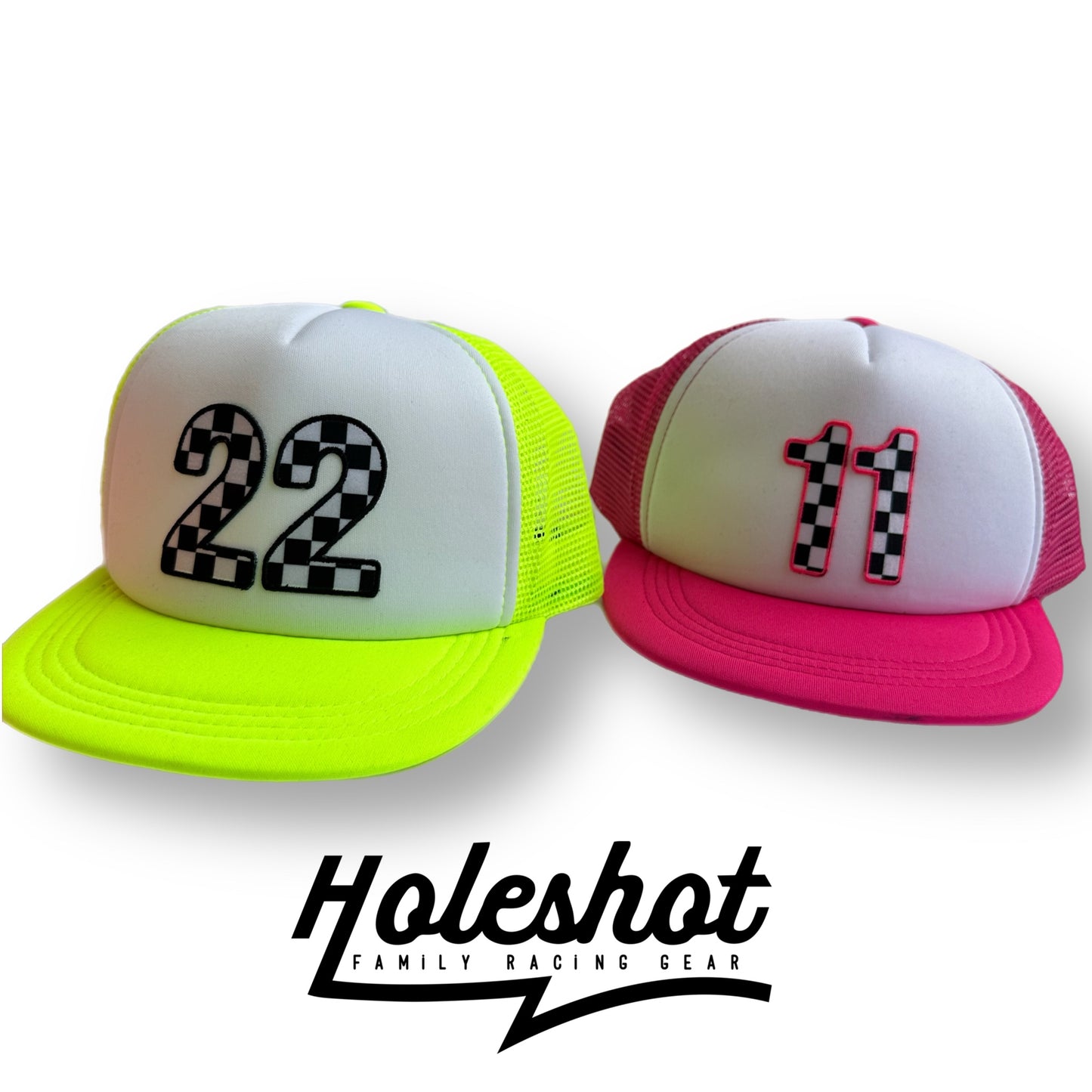 YOUTH Personalized Number Patch Hats
