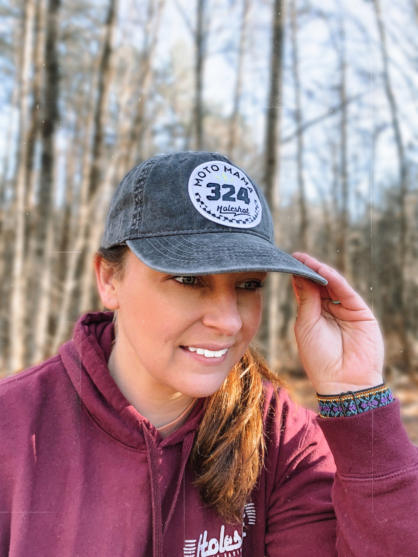 Custom MOTO MAMA Patch Hat