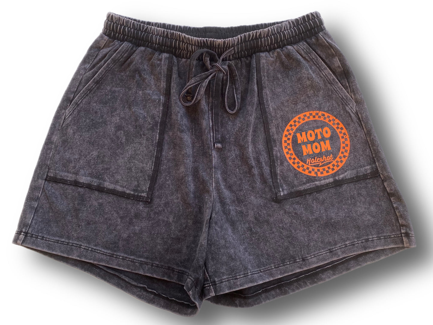 Personalized Women’s Acid Wash Shorts