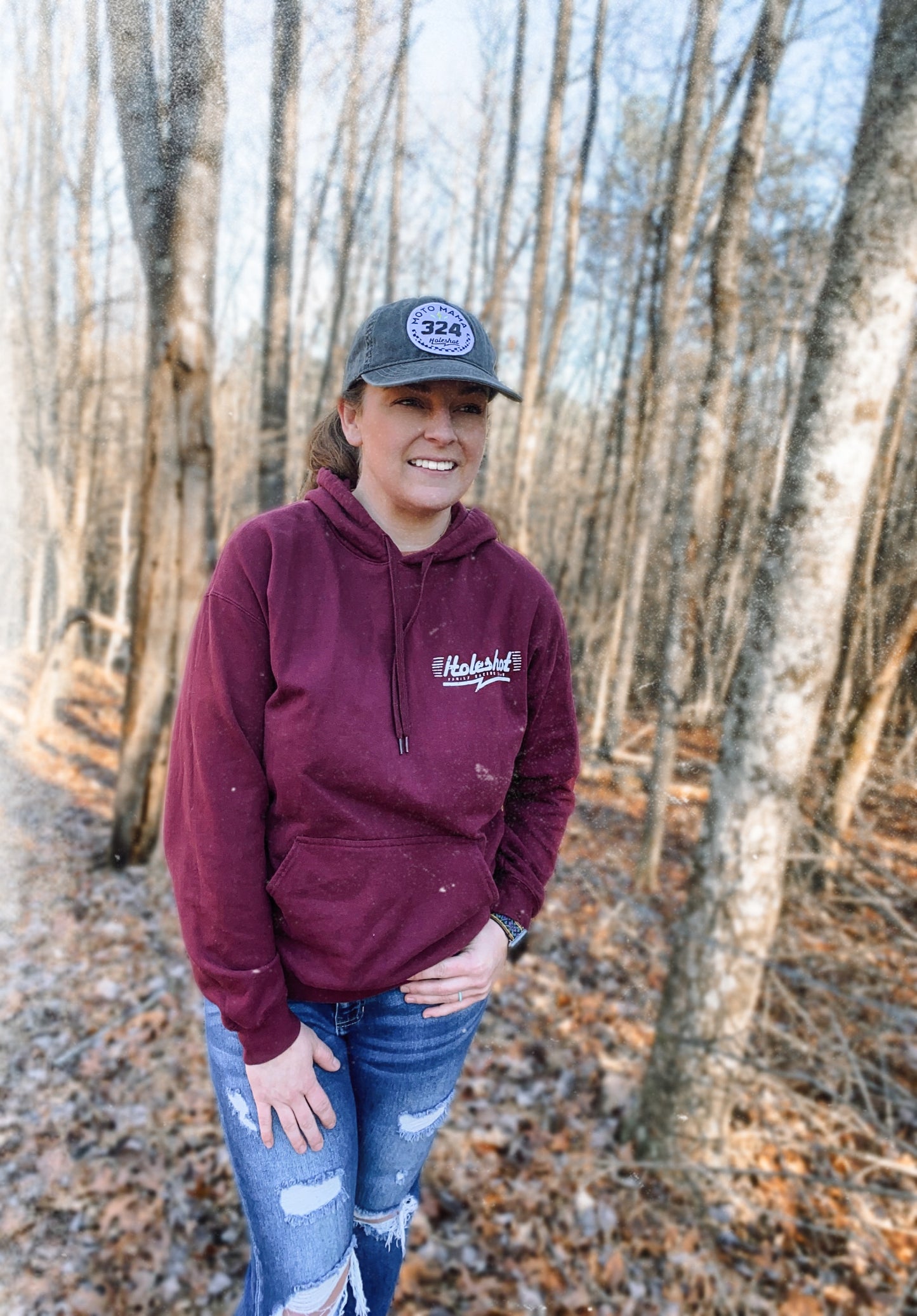 Custom MOTO MAMA Patch Hat