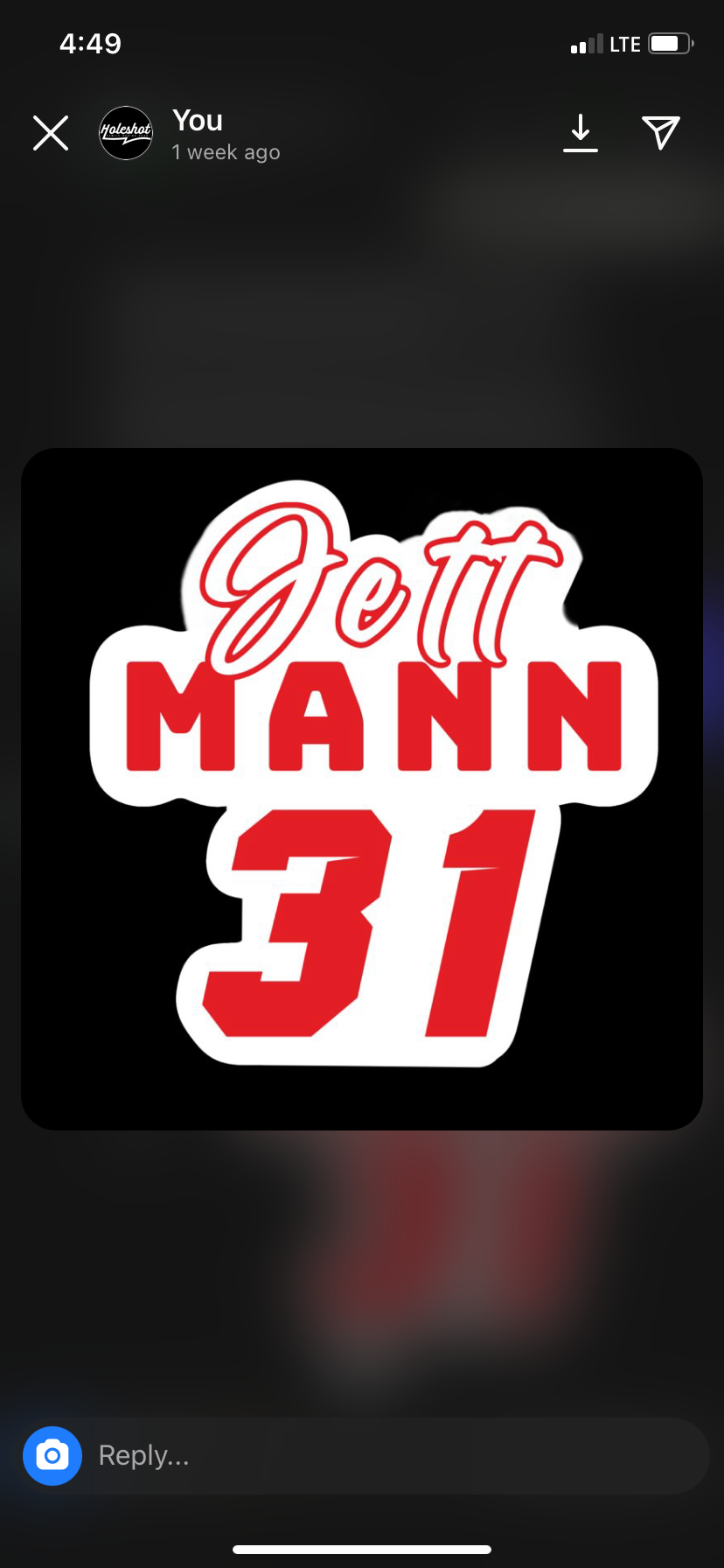 Custom 6 inch Name& Number Graphic