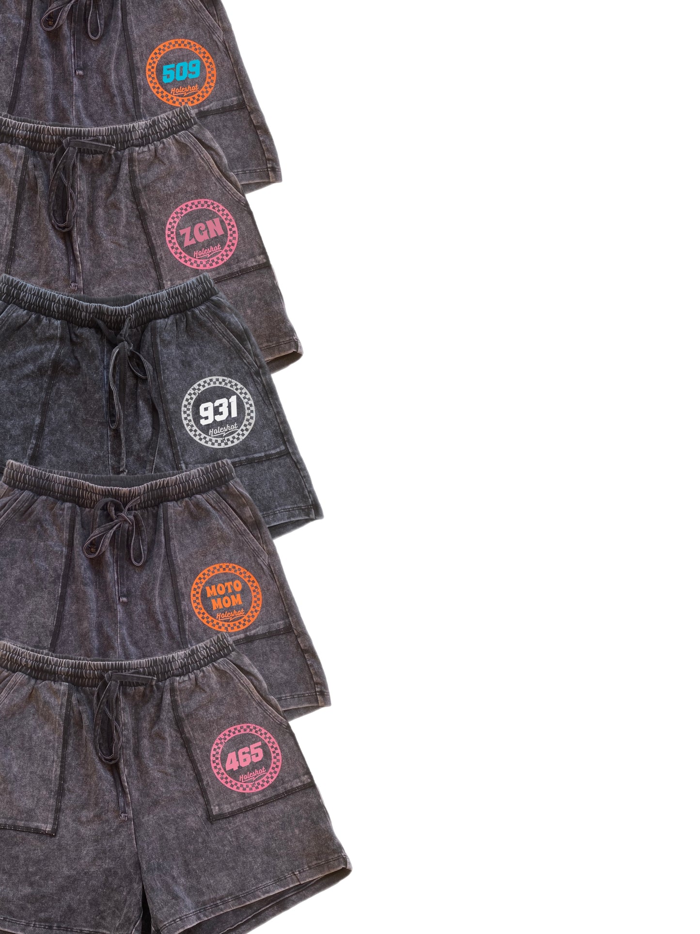 Personalized Women’s Acid Wash Shorts