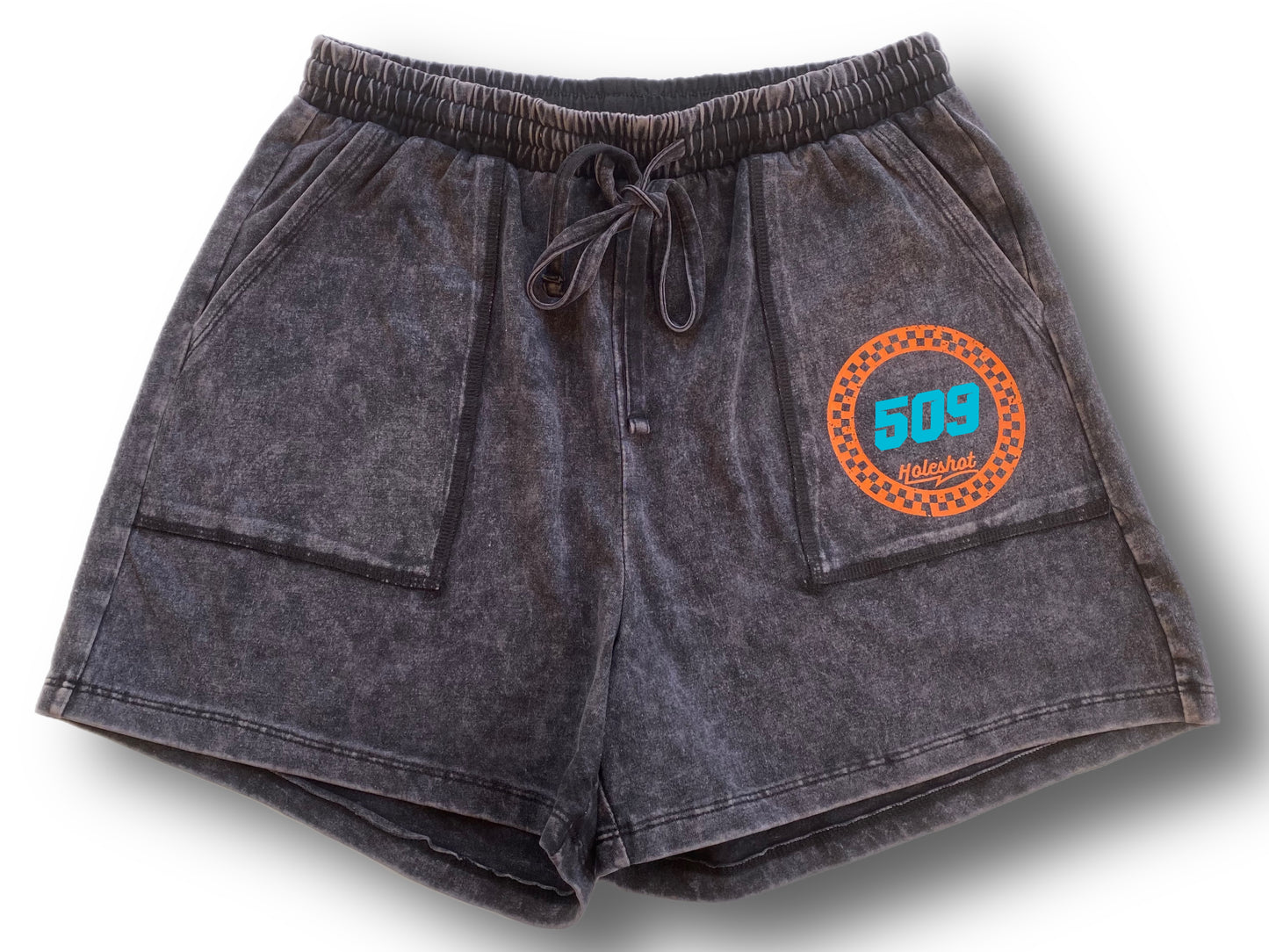 Personalized Women’s Acid Wash Shorts