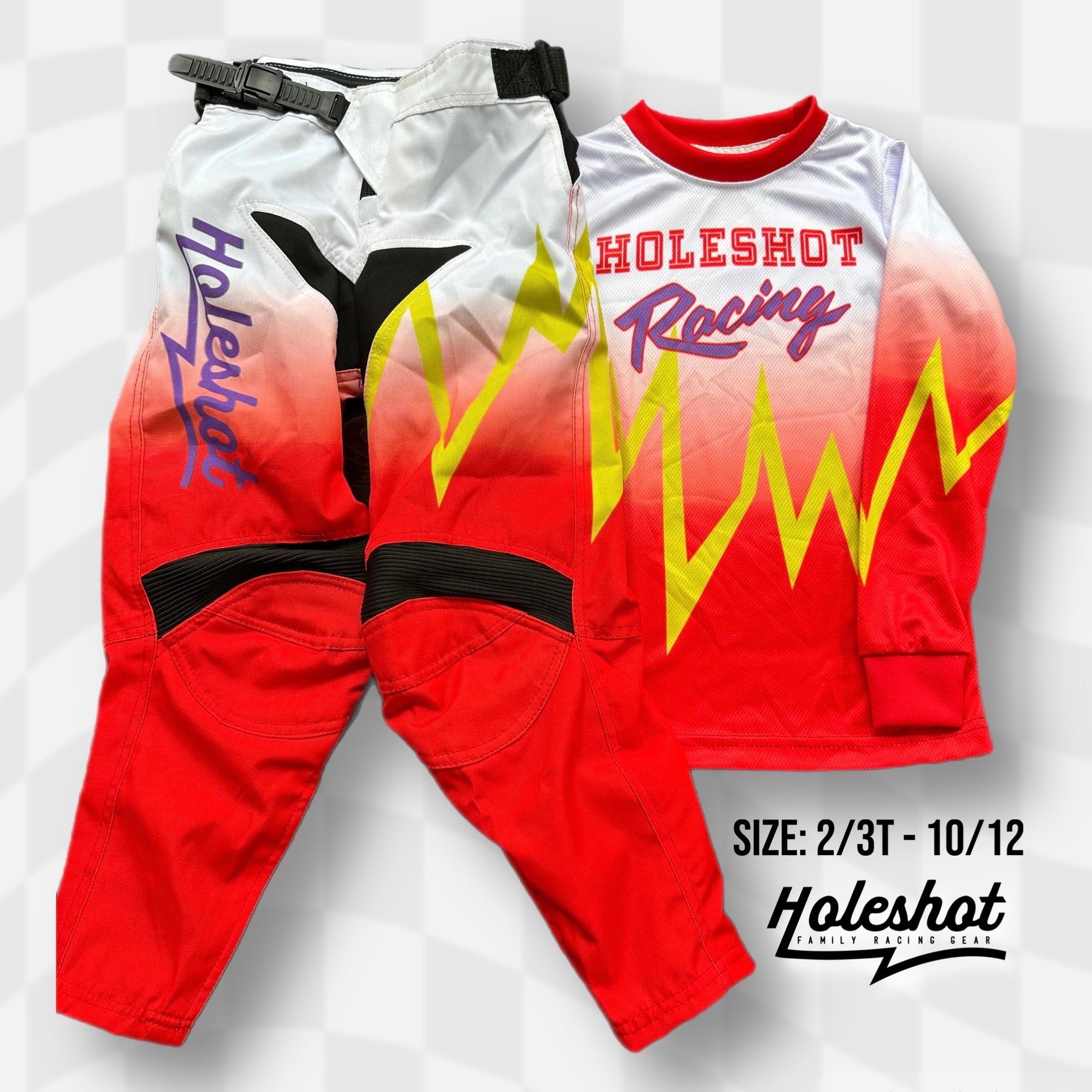 Red Colour Riding Kit Electric Red Riding Set – Holeshot Family Racing Gear