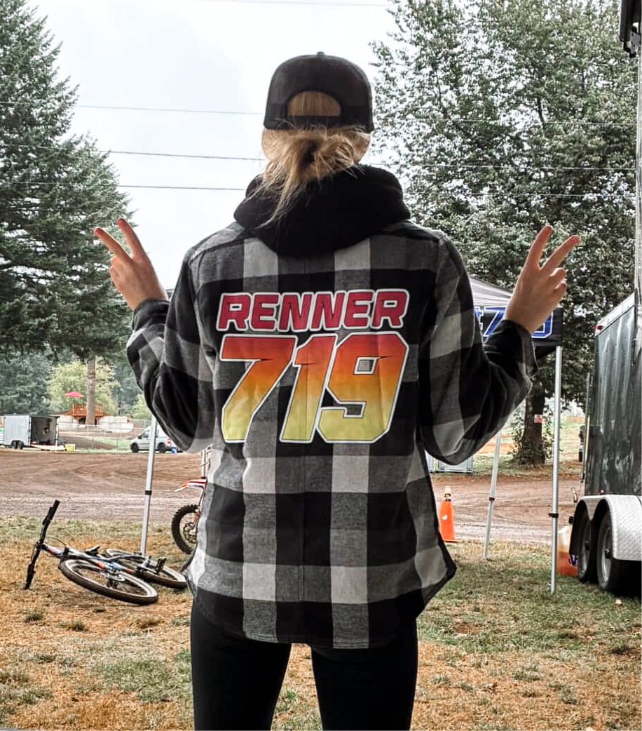 Quilted Flannel Hooded Jacket