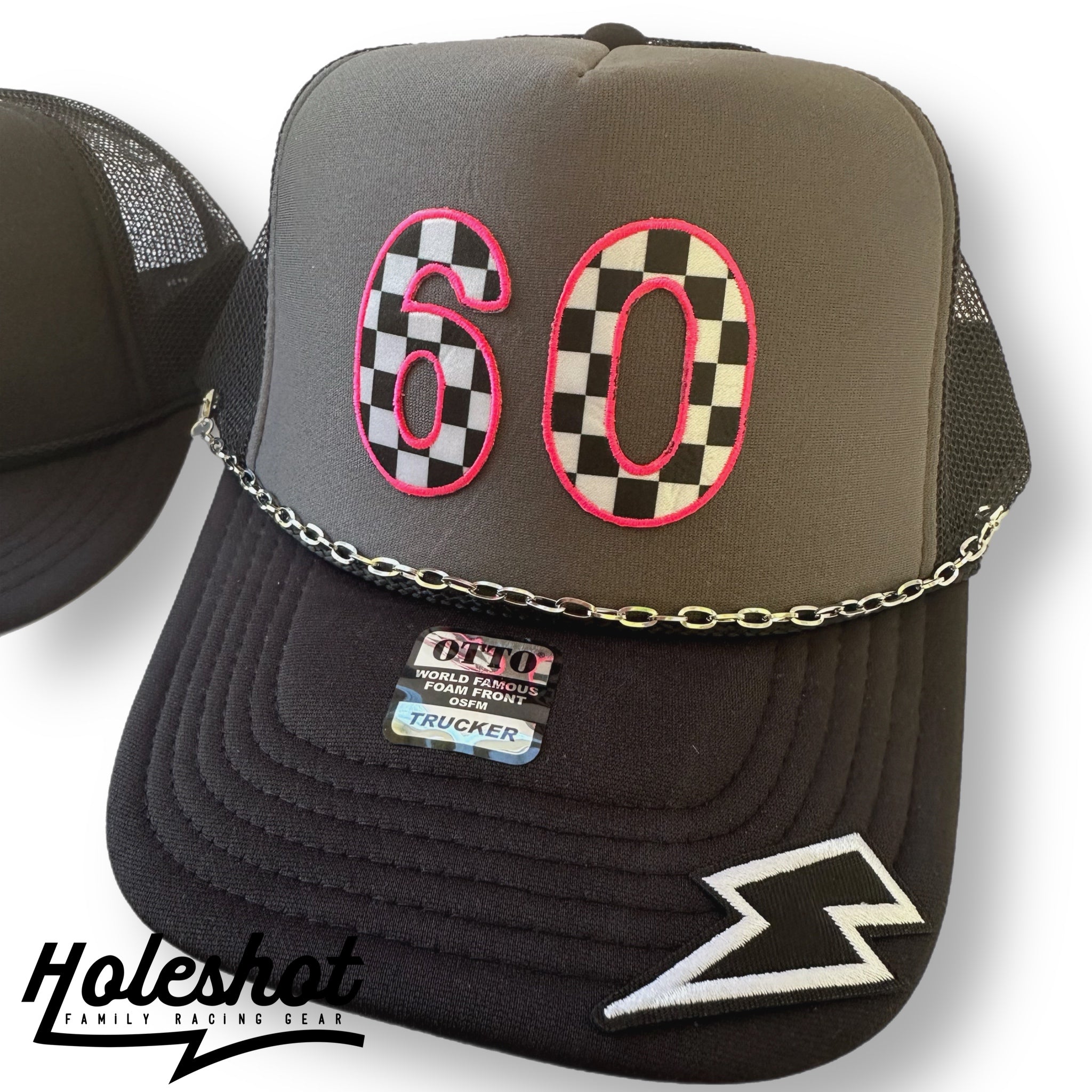 ADULT Personalized Number Patch Hats – Holeshot Family Racing Gear