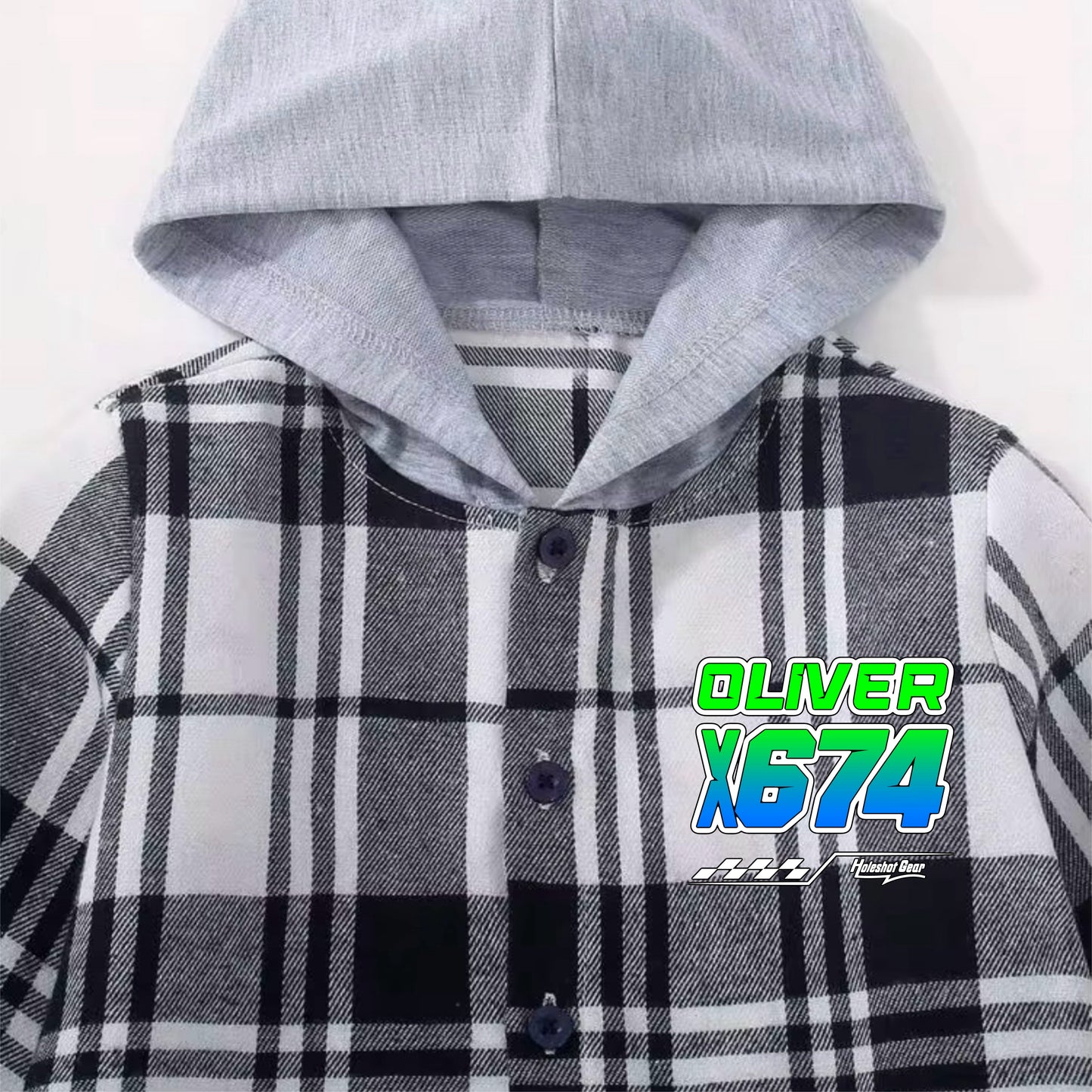 Youth Flannel Hooded Jacket