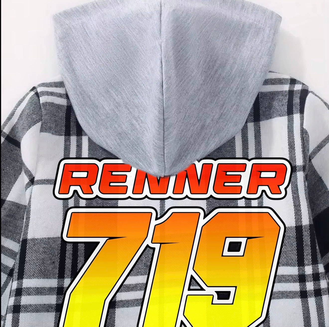 Youth Flannel Hooded Jacket