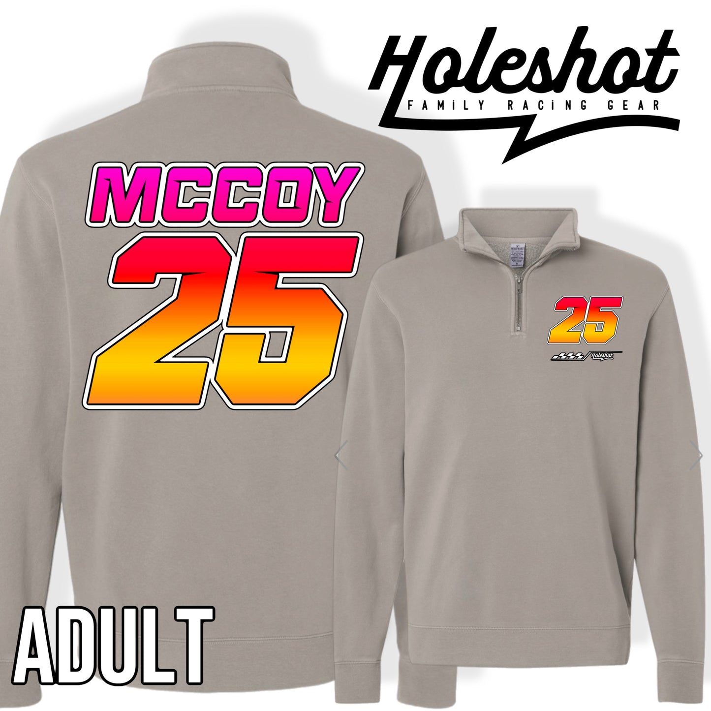 Pigment Dyed Quarter Zip