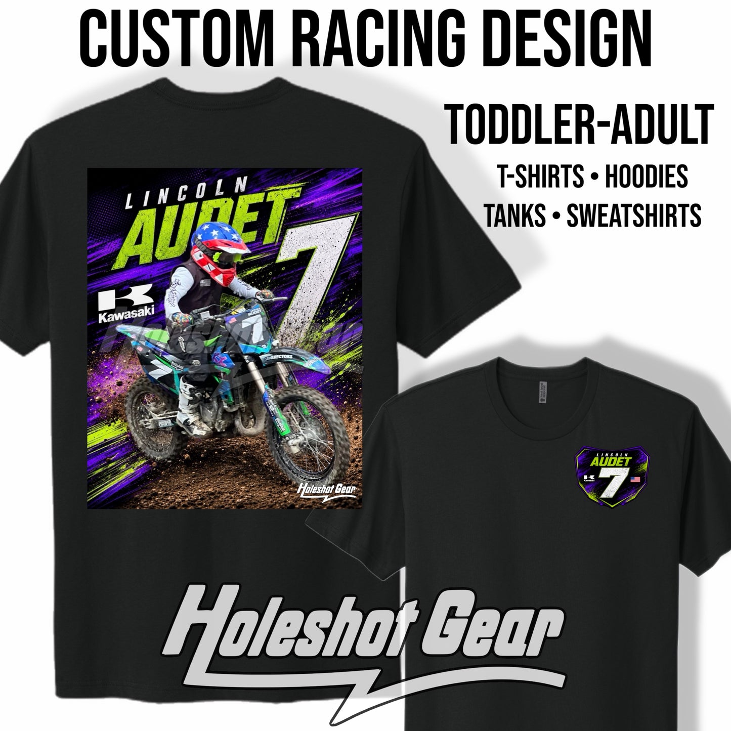Custom Racer Glitch Collage