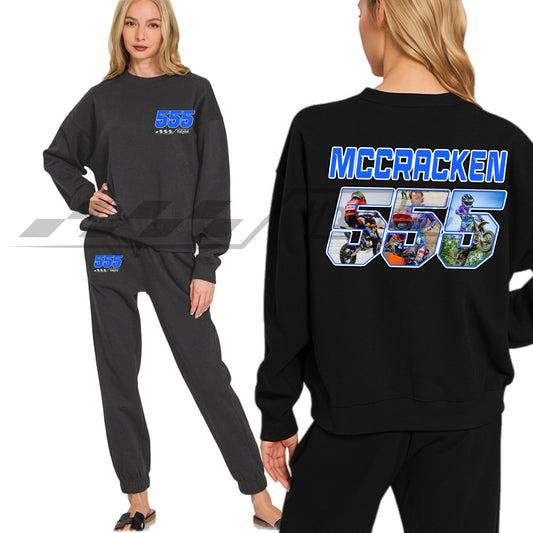 Women’s Pullover & Jogger Set Racer Collage