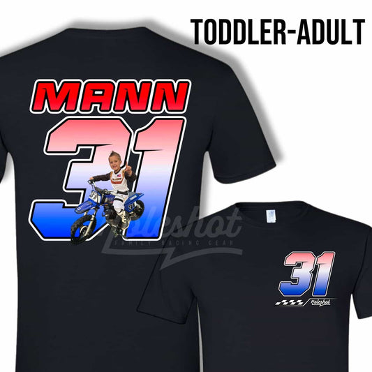 Custom Rider Photo with Number
