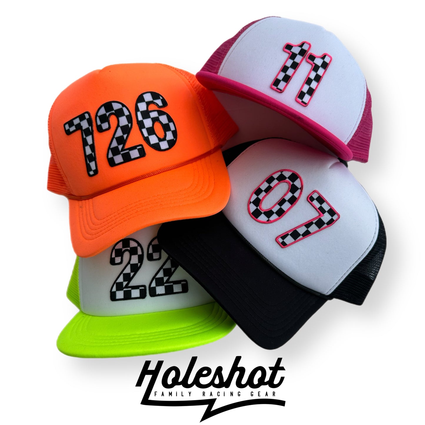 ADULT  Personalized Number Patch Hats