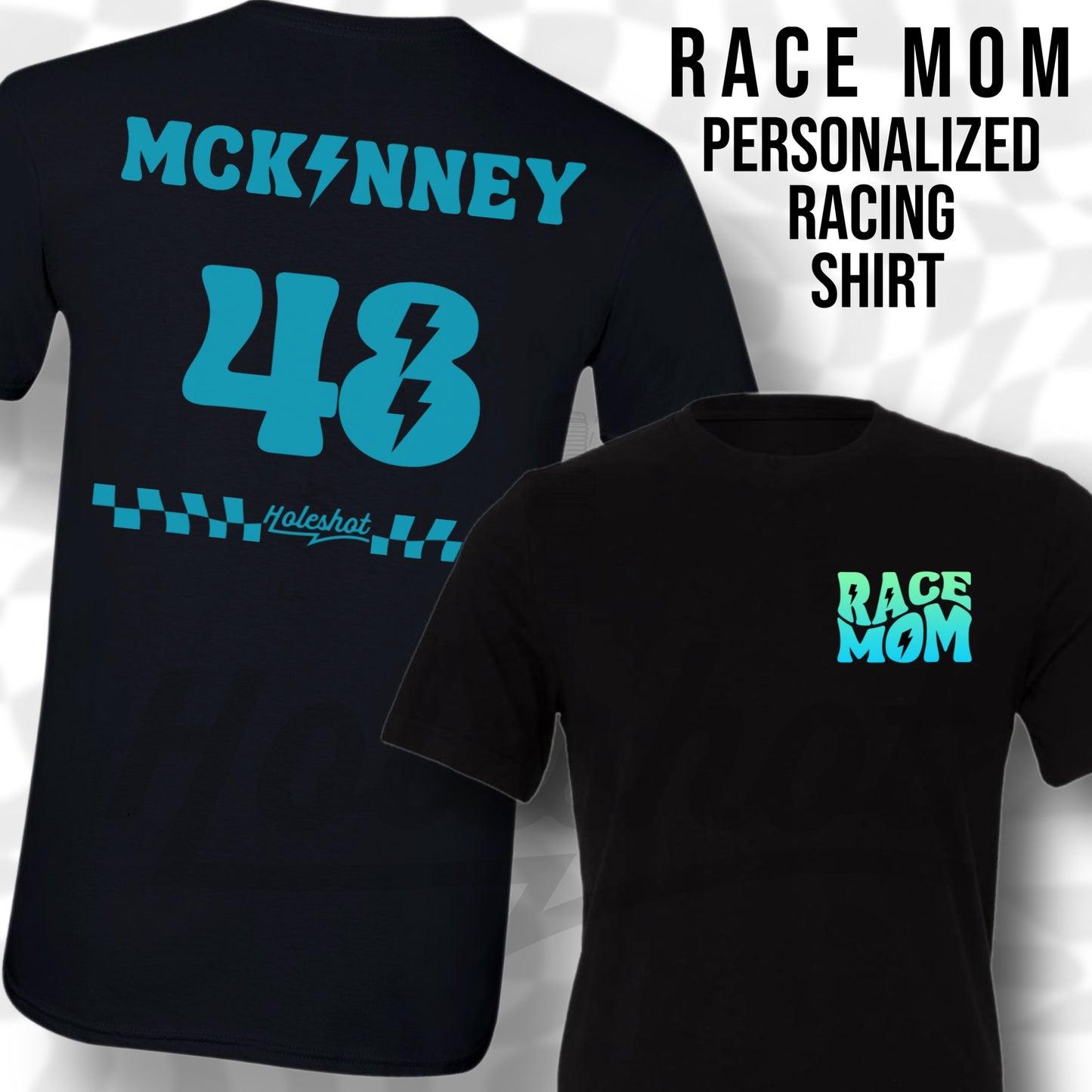 Personalized Race Mom Shirt