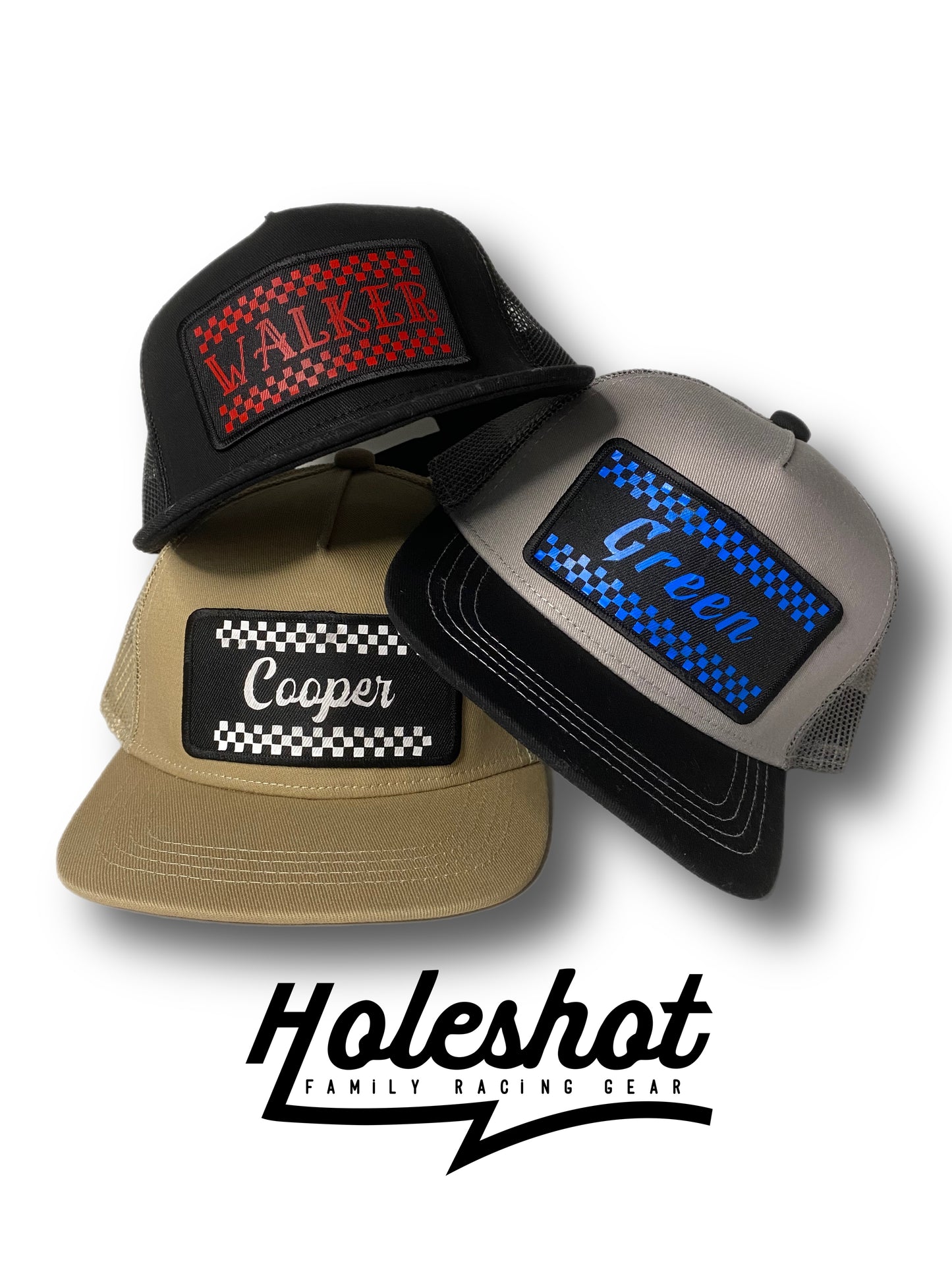 Custom Checkered Patch Hat