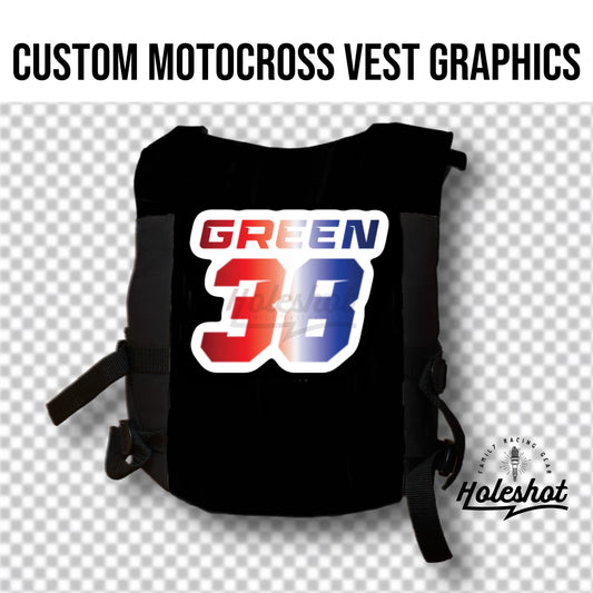 Custom Name & Number Vest Design *Print*