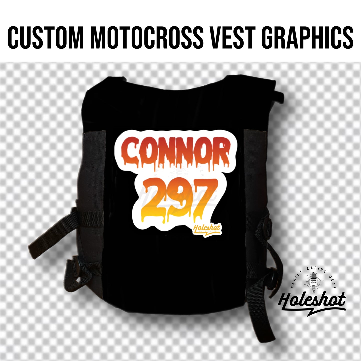 Custom Name & Number Vest Design *Print*